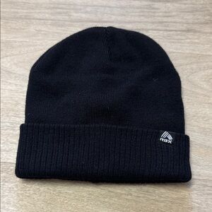 RBX Black Knit Cuffed Beanie